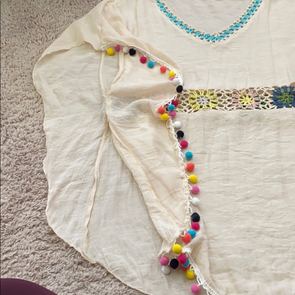 Crochet Blouse/Swim Cover Up - Picture 7 of 10